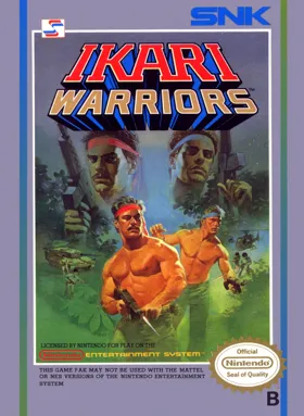 Ikari Warriors (Europe) box cover front